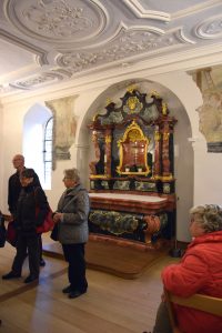 Der ehemalige Kapitel-Saal dient heute als Sakristei.