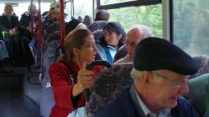 Und schon wieder im Bus und auf dem Heimweg! 