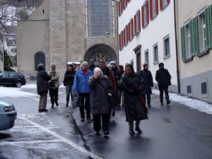  Auf dem Weg zur Hofkellerei (im Hintergrund die Kathedrale)