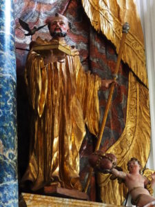 der heilige Fintan ist in der Klosterkirche begraben