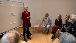 Diskussionsrunde mit Doris Strahm